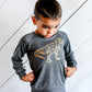 Baby/kid’s/youth ’t-rex’ Pullover | Charcoal Kid’s Bamboo/cotton 5