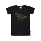 Baby/kid’s/youth ’t-rex’ Slim-fit T-shirt | Black Kid’s Bamboo/cotton 1