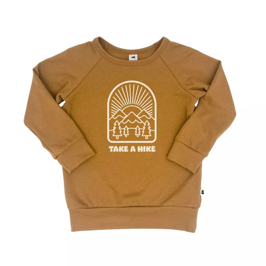 Baby/kid’s/youth ’take a Hike’ Pullover | Umber Kid’s Bamboo/cotton 1