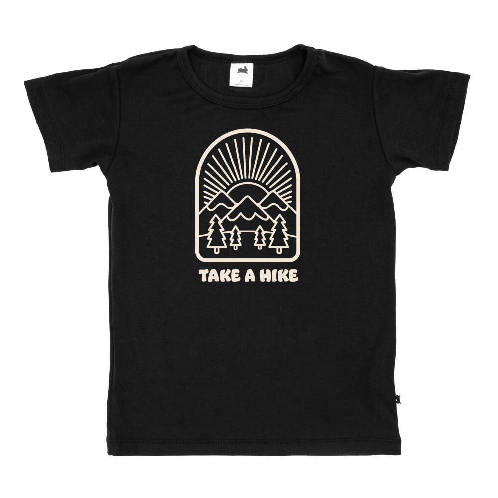 Baby/Kid's/Youth 'Take a Hike' Slim-Fit T-Shirt | Black
