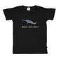 Baby/kid’s/youth ’whale Hello There’ Slim-fit T-shirt | Black Kid’s