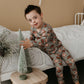Kid’s/youth Long Sleeve Pajama Set | Christmas Transport Bamboo/cotton 5