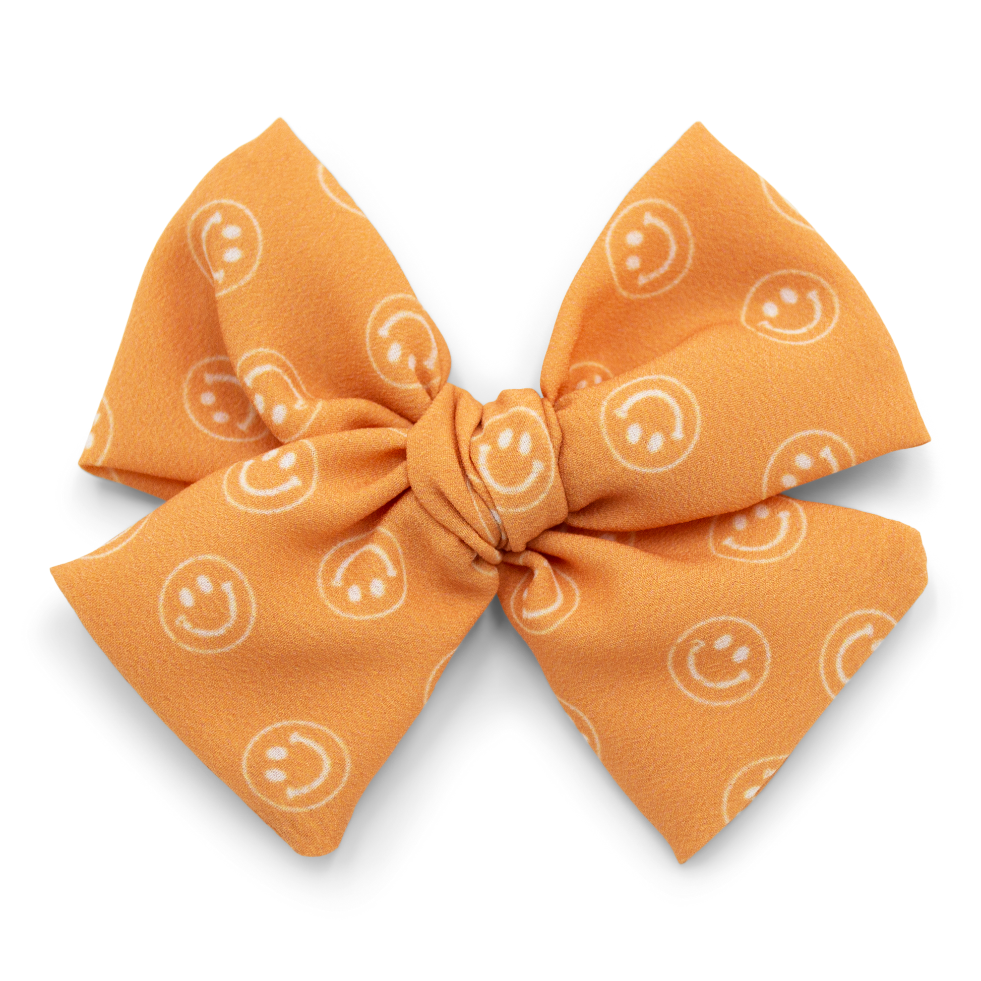 Orange Smilies | Midi Bow