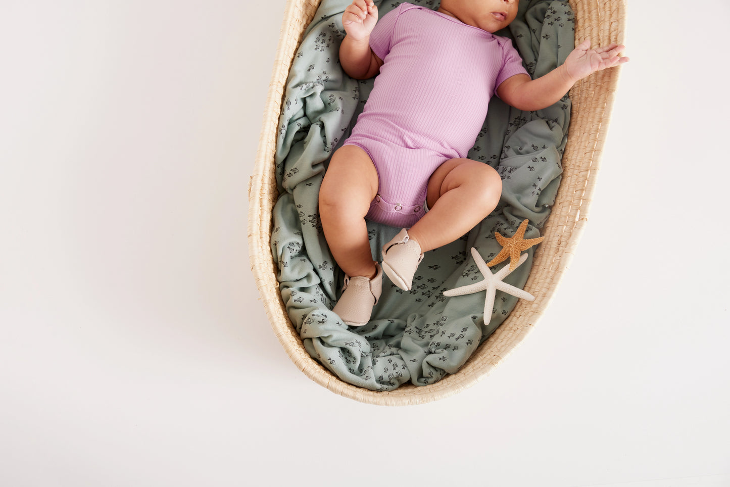 Baby Rib-Knit Onesie | Orchid