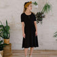 Women’s Esme Dress | Black Bamboo/cotton 20