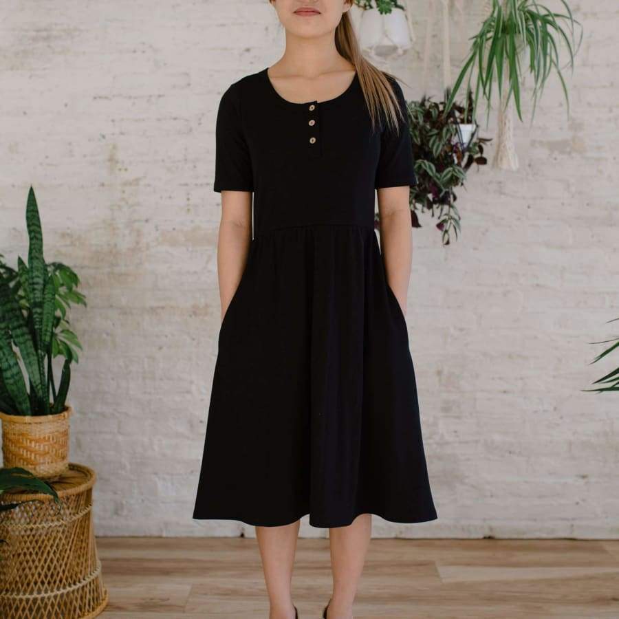 Women's Esme Bamboo Dress | Black
