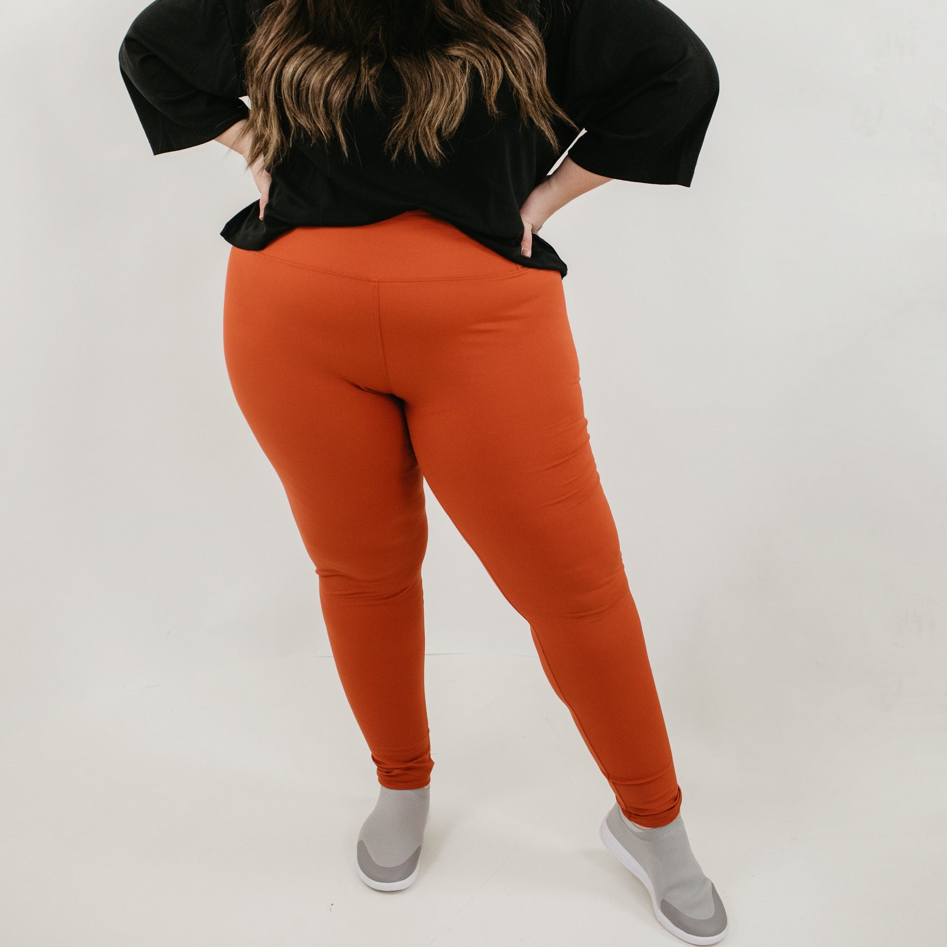 Happy.angel Plus Size Leggings with Pockets for Women, High - Import It All