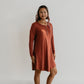 Women’s Long Sleeve Nightgown | Burgundy Pajama Set Bamboo/cotton 1