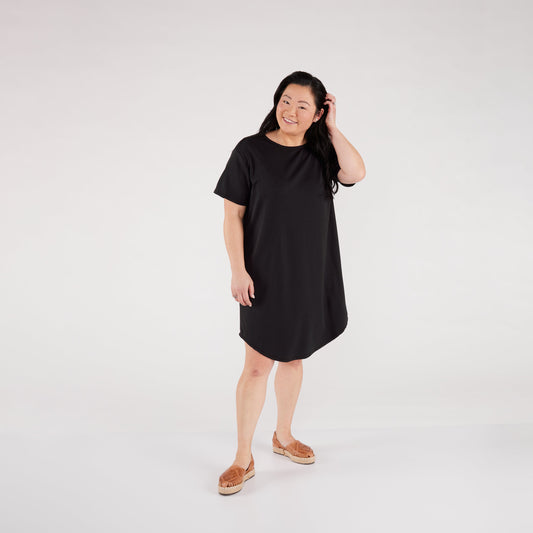 Women’s Winslow 2.0 Dress | Black Ladies Dress Bamboo/cotton